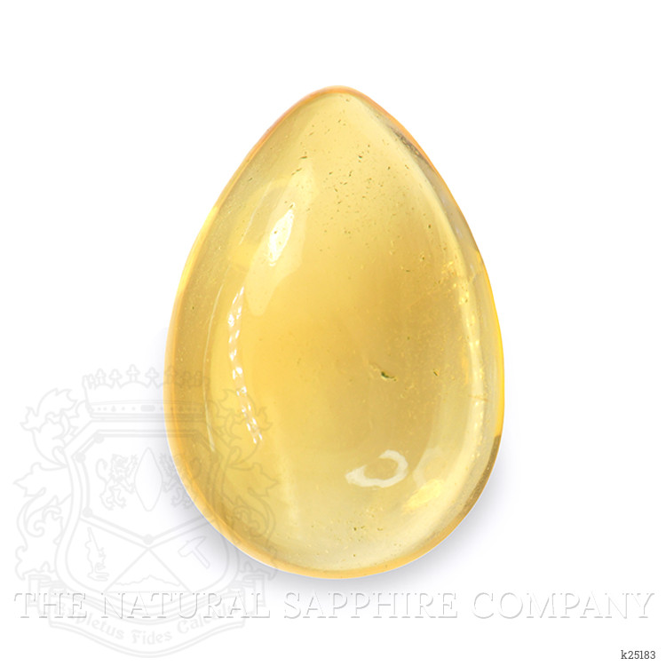 2.16 Ct. Yellow Cabochon Citrine from Ceylon (Sri Lanka)
