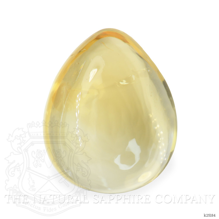 2.55 Ct. Yellow Cabochon Citrine from Ceylon (Sri Lanka)