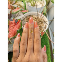 2.06 Ct. Yellow Cabochon Citrine from Ceylon (Sri Lanka) Life Style