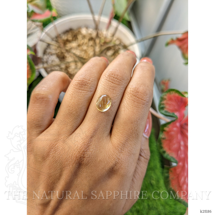 2.30 Ct. Yellow Cabochon Citrine from Ceylon (Sri Lanka)