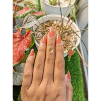 2.30 Ct. Yellow Cabochon Citrine from Ceylon (Sri Lanka) Life Style