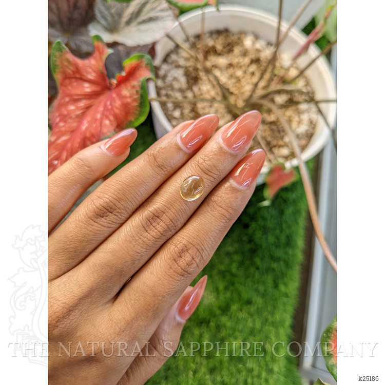 2.30 Ct. Yellow Cabochon Citrine from Ceylon (Sri Lanka)
