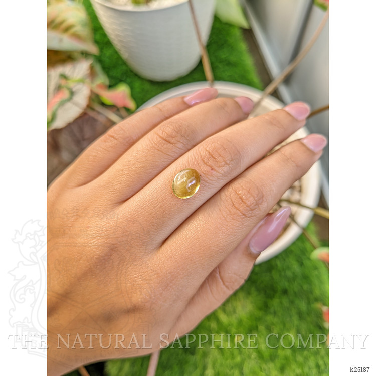 2.67 Ct. Yellow Cabochon Citrine from Ceylon (Sri Lanka)