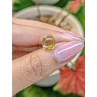 2.67 Ct. Yellow Cabochon Citrine from Ceylon (Sri Lanka) Life Style