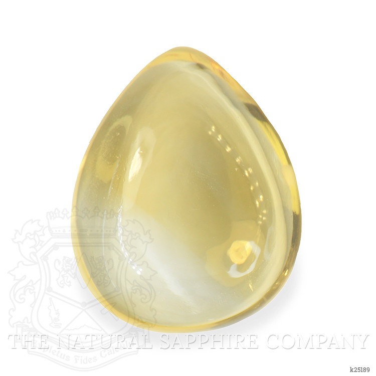 2.51 Ct. Yellow Cabochon Citrine from Ceylon (Sri Lanka)