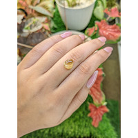 2.51 Ct. Yellow Cabochon Citrine from Ceylon (Sri Lanka) Life Style