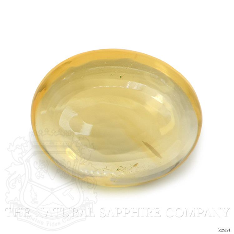 2.16 Ct. Yellow Cabochon Citrine from Ceylon (Sri Lanka)