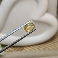 2.16 Ct. Yellow Cabochon Citrine from Ceylon (Sri Lanka) Life Style