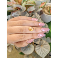 2.49 Ct. Yellow Cabochon Citrine from Ceylon (Sri Lanka) Life Style