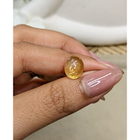 2.49 Ct. Yellow Cabochon Citrine from Ceylon (Sri Lanka) Life Style