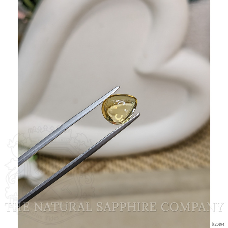 2.43 Ct. Yellow Cabochon Citrine from Ceylon (Sri Lanka)