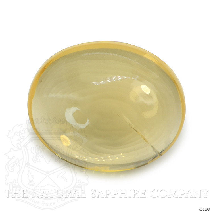 3.36 Ct. Yellow Cabochon Citrine from Ceylon (Sri Lanka)