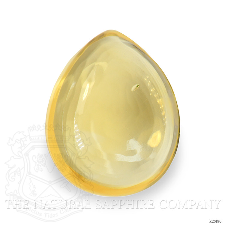 2.28 Ct. Yellow Cabochon Citrine from Ceylon (Sri Lanka)