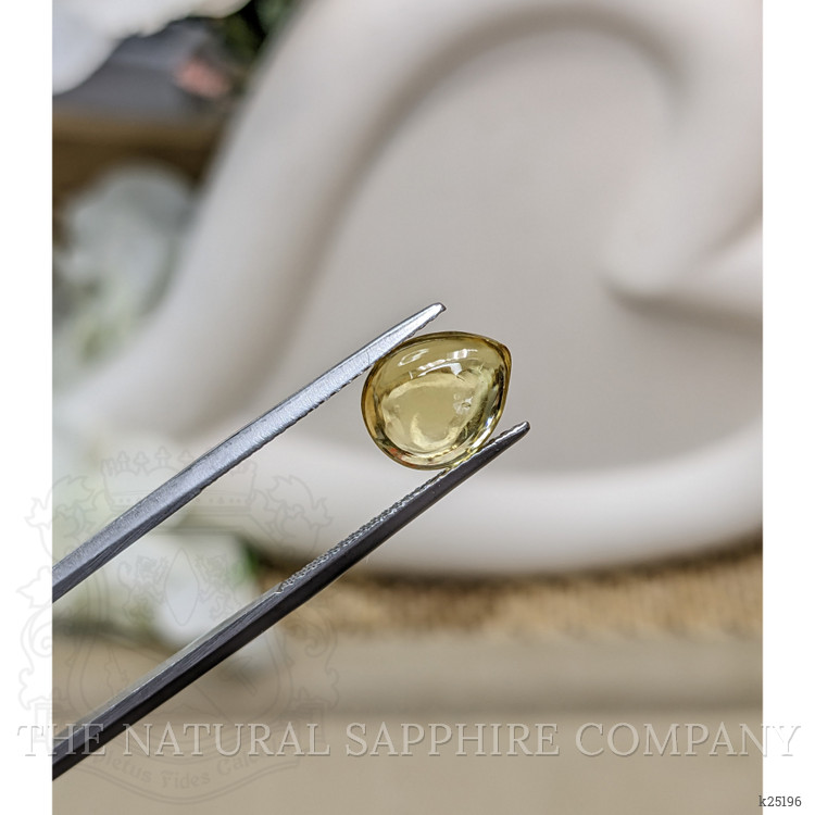 2.28 Ct. Yellow Cabochon Citrine from Ceylon (Sri Lanka)
