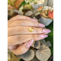2.57 Ct. Yellow Cabochon Citrine from Ceylon (Sri Lanka) Life Style