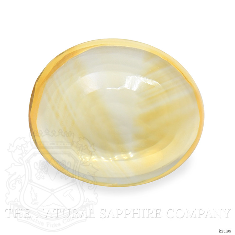 1.86 Ct. Yellow Cabochon Citrine from Ceylon (Sri Lanka)