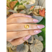 2.46 Ct. Yellow Cabochon Citrine from Ceylon (Sri Lanka) Life Style