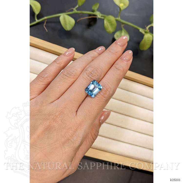 6.58 Ct. Blue Topaz from Brazil