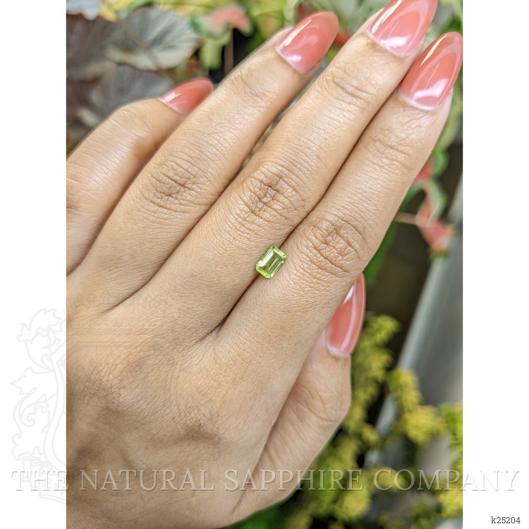 0.60 Ct. Yellowish Green Peridot from Ceylon (Sri Lanka)