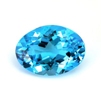6.95 Ct. Blue Topaz from Brazil Video