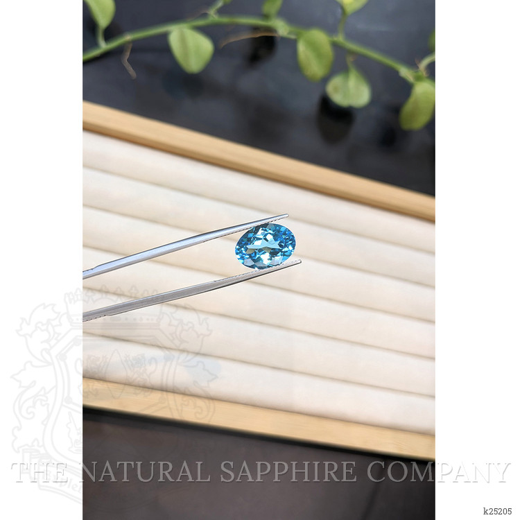 6.95 Ct. Blue Topaz from Brazil