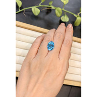 6.95 Ct. Blue Topaz from Brazil Life Style