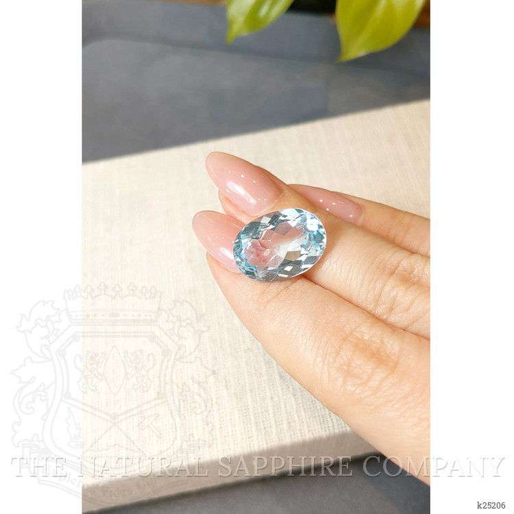 14.81 Ct. Blue Topaz from Brazil