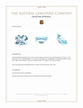 2.57 Ct. Sky Blue Topaz from Brazil Appraisal
