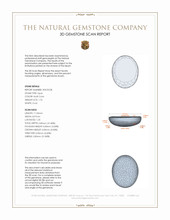 1.76 Ct. Cabochon White Opal from Australia 3 D Scan Report