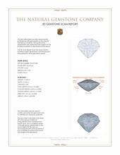 10.39 Ct. Purple Amethyst from Brazil 3 D Scan Report