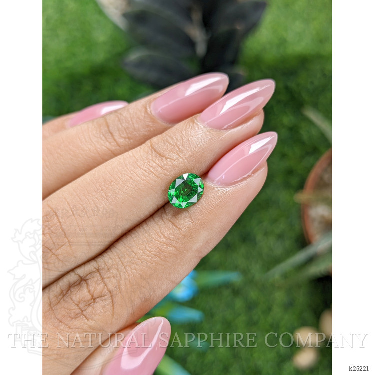 1.25 Ct. Tsavorite Garnet from Tanzania