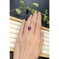 4.29 Ct. Pinkish Purple Garnet from Tanzania Life Style