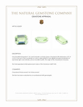 1.56 Ct. Green Chrysoberyl from Tanzania Appraisal