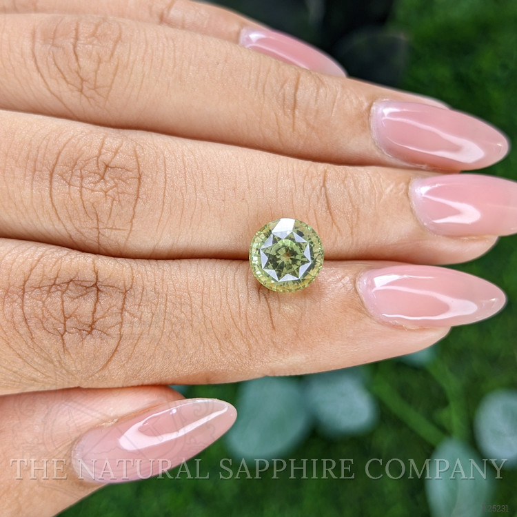 3.68 Ct. Yellowish Green Chrysoberyl from Tanzania