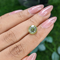 3.68 Ct. Yellowish Green Chrysoberyl from Tanzania Life Style