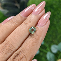 1.01 Ct. Green Grossular Garnet from Tanzania Life Style