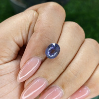 3.05 Ct. Purplish Blue Spinel from Tanzania Life Style
