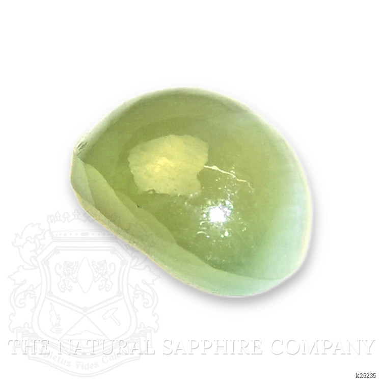 1.55 Ct. Yellowish Green Cabochon Chrysoberyl from Tanzania