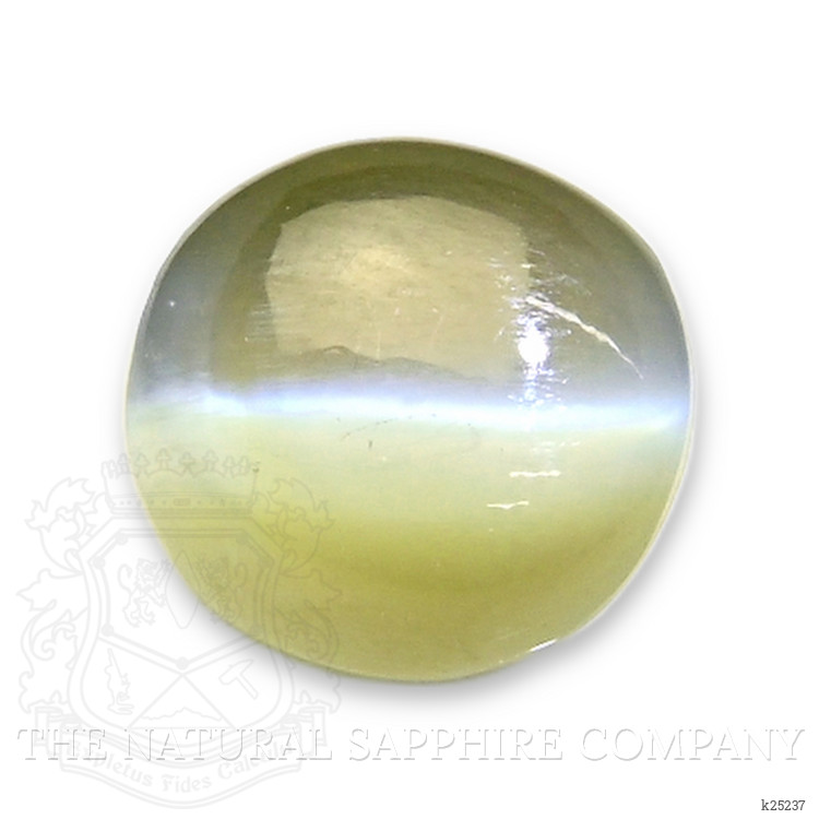 1.58 Ct. Yellowish Green Cabochon Chrysoberyl from Tanzania