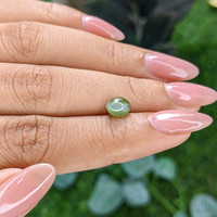 1.43 Ct. Green Cabochon Chrysoberyl from Tanzania Life Style