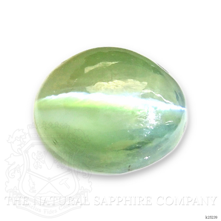 1.03 Ct. Yellowish Green Cabochon Chrysoberyl from Tanzania
