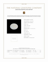 2.04 Ct. Cabochon White Opal from Australia Scan Report