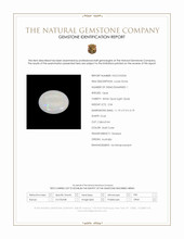 2.04 Ct. Multi Color Cabochon White Opal (Light Opal) from Australia Scan Report