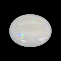 2.04 Ct. Cabochon White Opal from Australia Video