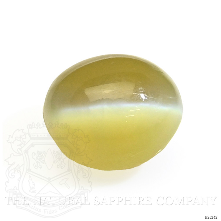 1.28 Ct. Greenish Yellow Cabochon Chrysoberyl from Tanzania
