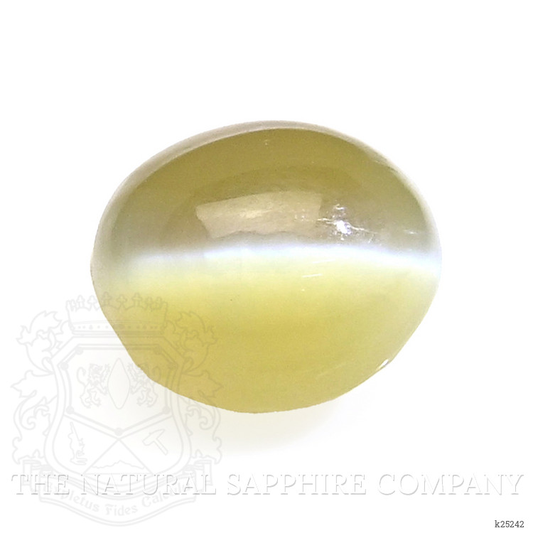 1.28 Ct. Greenish Yellow Cabochon Chrysoberyl from Tanzania