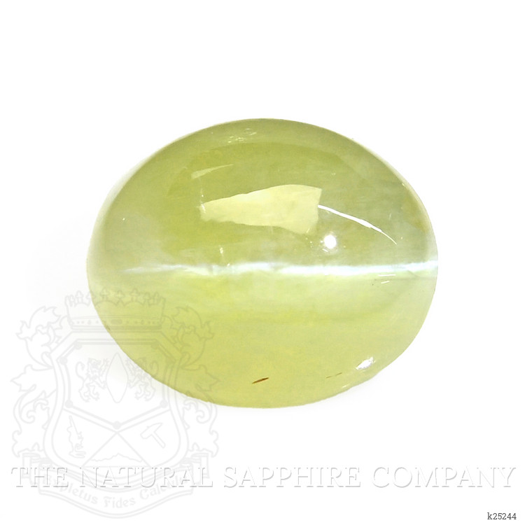 1.88 Ct. Yellowish Green Cabochon Chrysoberyl from Tanzania