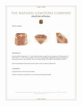 3.71 Ct. Orangish Brown Andesine from Africa Appraisal