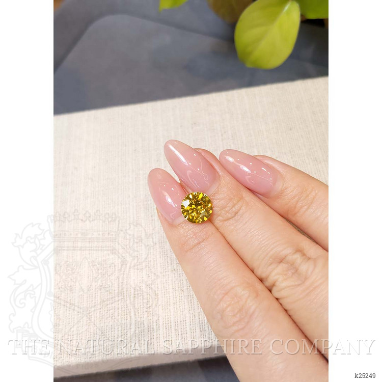 3.55 Ct. Brownish Yellow Zircon from South Africa