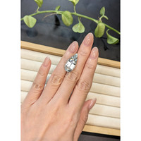 11.85 Ct. Bluish Green Aquamarine from Brazil Life Style